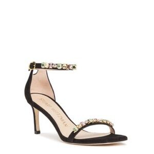 Stuart Weitzman Square Gem Strap Sandal